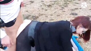 Cheating wife fucked in front of her husband and old perverted voyeurs