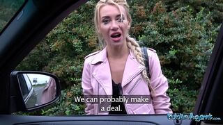 Public Agent - cheating creampie for girlfriend in need