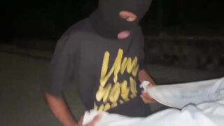 WIFE MAKES FAN CUM 3 TIMES RUBBING HOT WITHOUT A CONDOM ORAL SEX IN FRONT OF EVERYONE IN PUBLIC