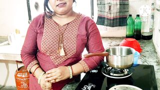 Indian Desi Mommy Neighbor Boy With Kitchen