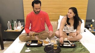 Step daughter seduced her step dad to fuck her pink pussy sucking big dick riding on monster cock