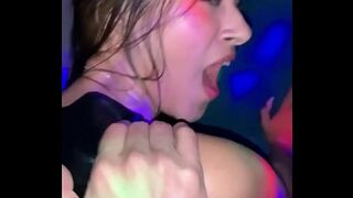 Latina fucks with stranger in nightclub