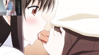 Witch explores a man's penis