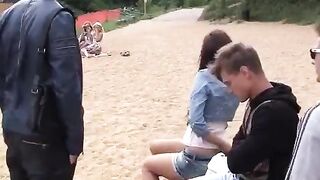 brought to the woods and fuck student