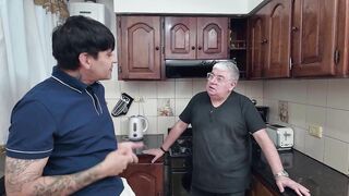 Food delivery ends in a wild anal session while my friend is away