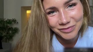 Cute Russian babe Girl likes to play with big dick