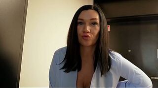 Stepmom decided to prove to me that she has natural tits and went too far..