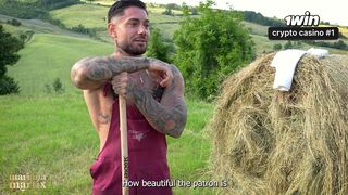 Latina Cuckold Fucks Her Farmer Outdoors before Her Husband Arrives